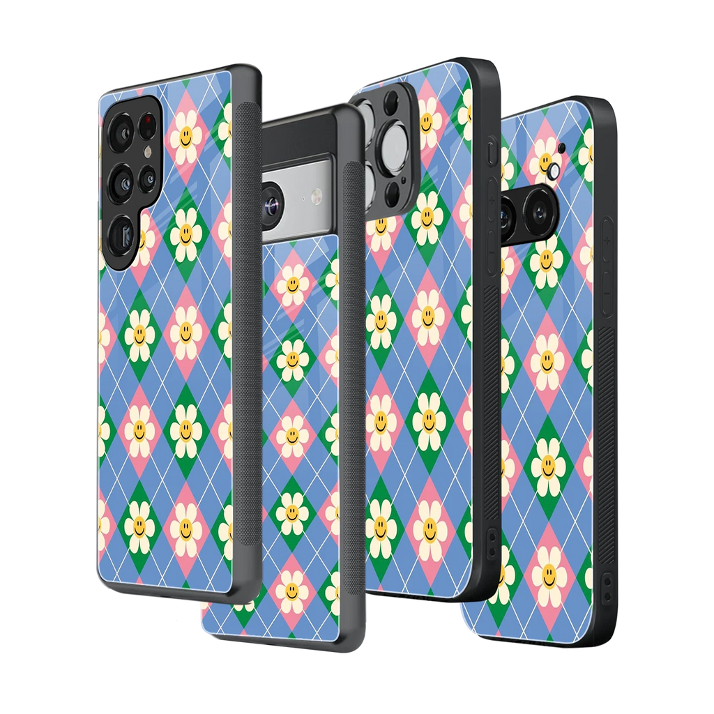 Stylish Glass Back Case for All Smartphones iPhone, Samsung, OnePlus, Pixel, Redmi, Oppo, Vivo, Motorola