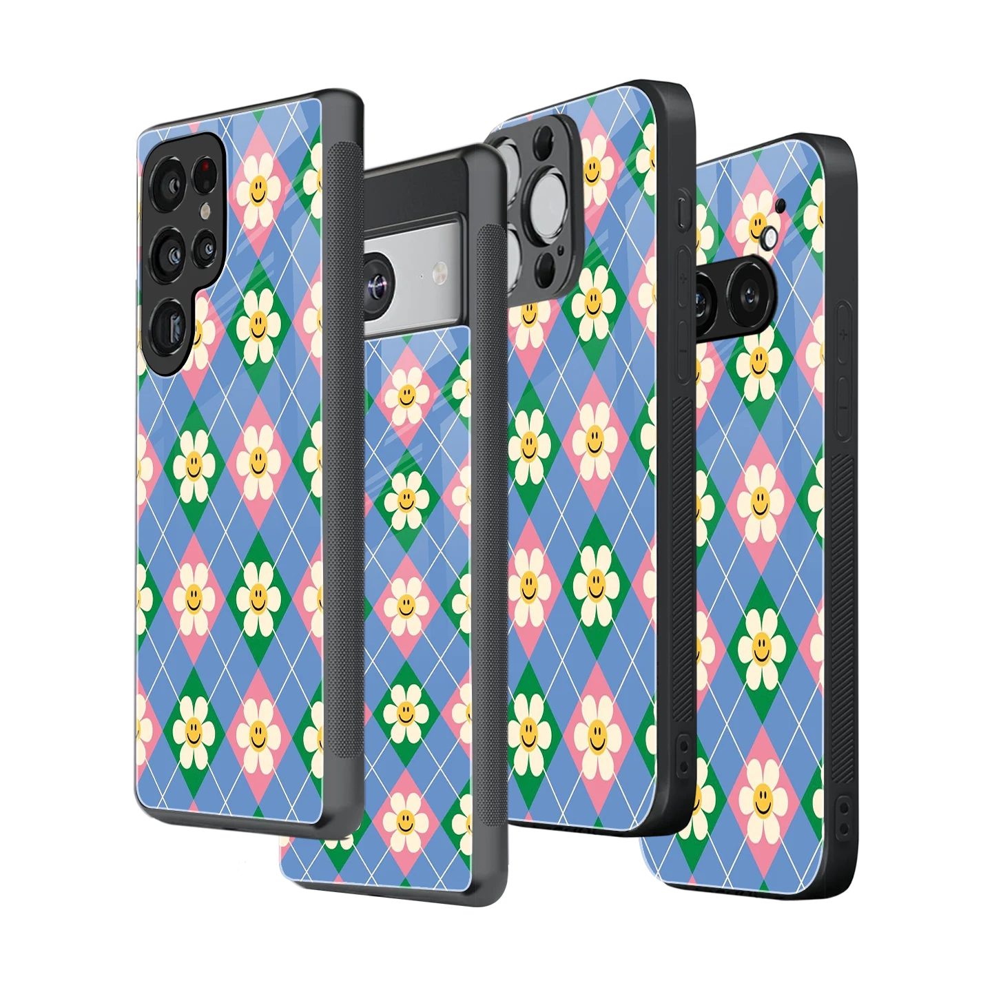 Stylish Glass Back Case for All Smartphones iPhone, Samsung, OnePlus, Pixel, Redmi, Oppo, Vivo, Motorola