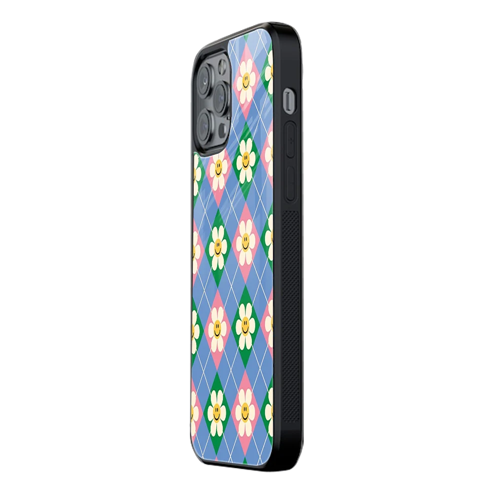 Slim Glass Back Phone Case for Multiple Brands iPhone, Samsung, Redmi, OnePlus, Oppo, Vivo