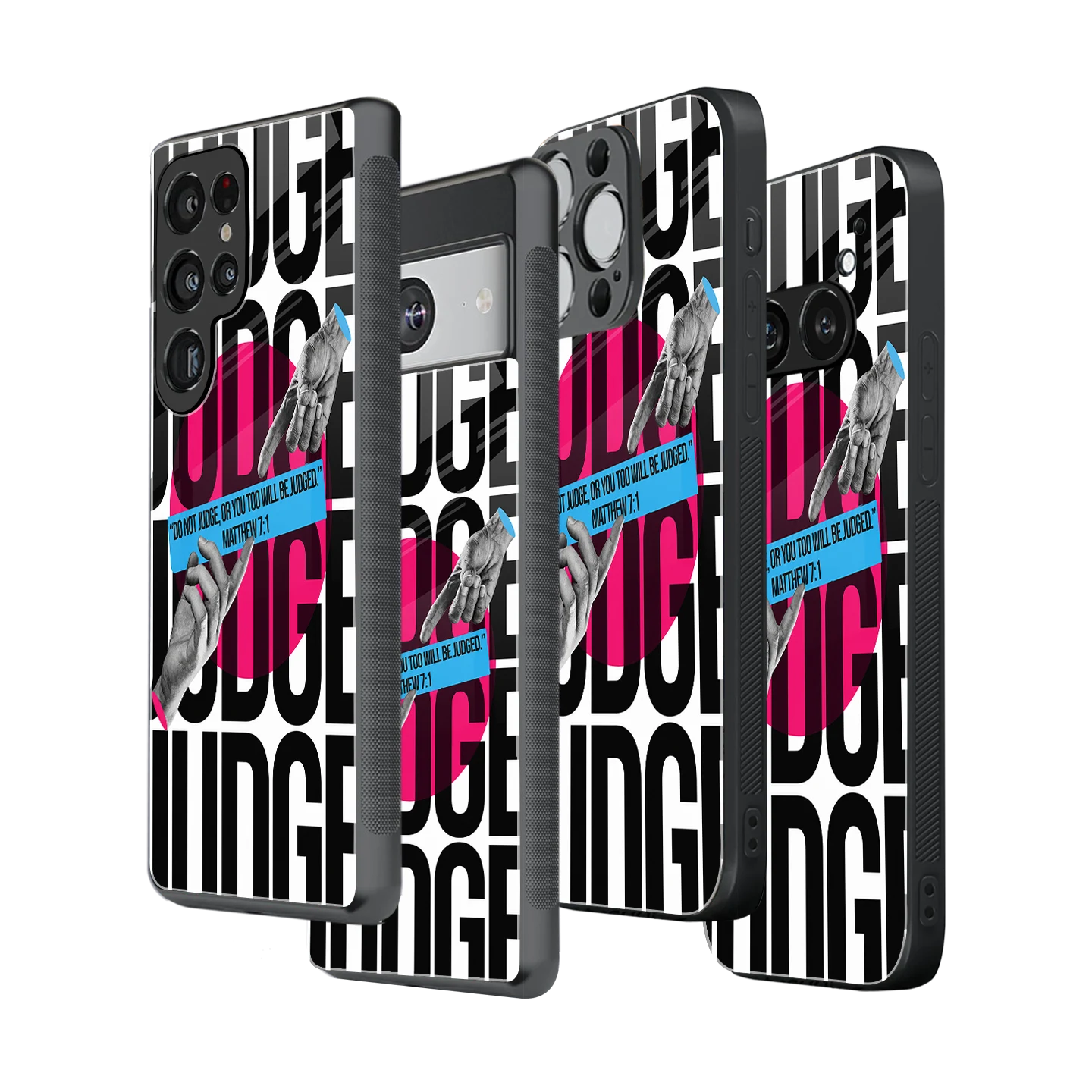 Stylish Glass Back Case for All Smartphones iPhone, Samsung, OnePlus, Pixel, Redmi, Oppo, Vivo, Motorola