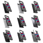 Durable Glass Back Mobile Case for iPhone, Samsung, OnePlus, Google Pixel, Redmi, Vivo, Oppo