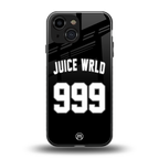 juice wrld 999 back phone cover | glass case for iphone 13 mini
