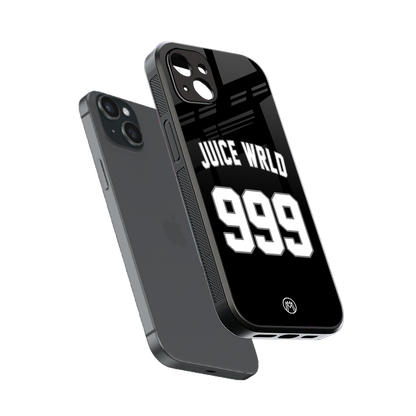 juice wrld 999 back phone cover | glass case for iphone 15 plus