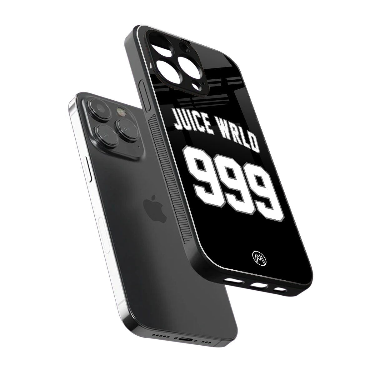 juice wrld 999 back phone cover | glass case for iphone 15 pro max