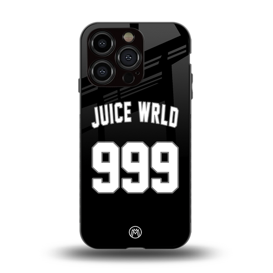 juice wrld 999 back phone cover | glass case for iphone 15 pro