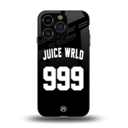 juice wrld 999 back phone cover | glass case for iphone 14 pro