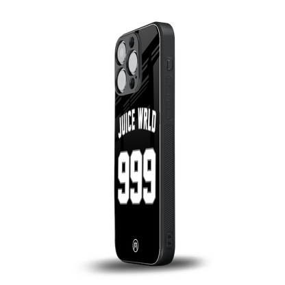 juice wrld 999 back phone cover | glass case for iphone 15 pro