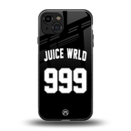 juice wrld 999 back phone cover | glass case for iphone 15