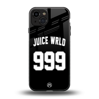juice wrld 999 back phone cover | glass case for iphone 15