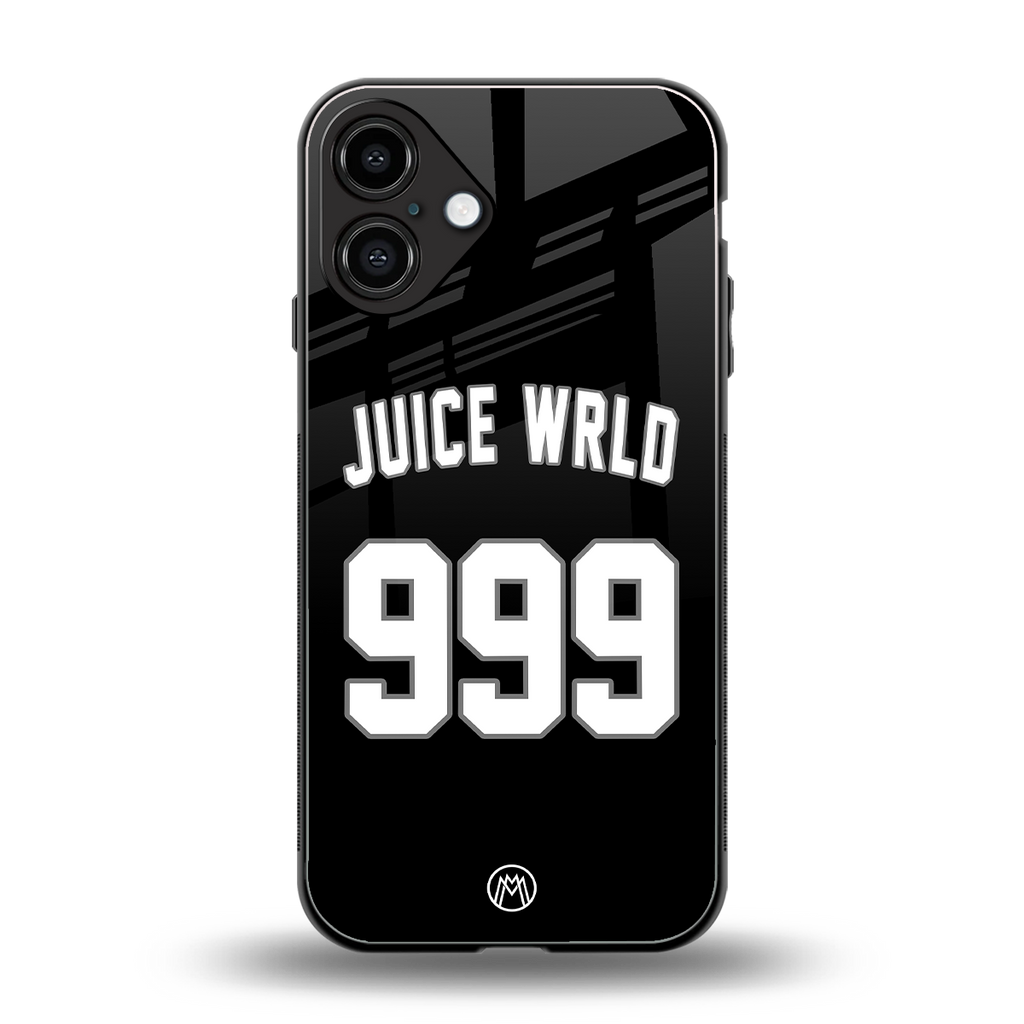 juice wrld 999 back phone cover | glass case for iphone 16 plus