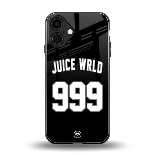 juice wrld 999 back phone cover | glass case for iphone 16 plus