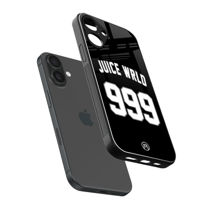 juice wrld 999 back phone cover | glass case for iphone 16 plus