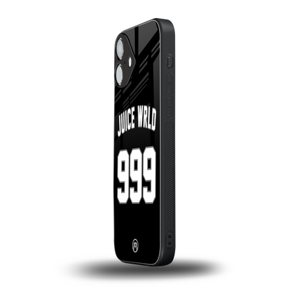 juice wrld 999 back phone cover | glass case for iphone 16 plus