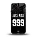 juice wrld 999 back phone cover | glass case for iphone 16 pro