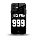 juice wrld 999 back phone cover | glass case for iphone 16