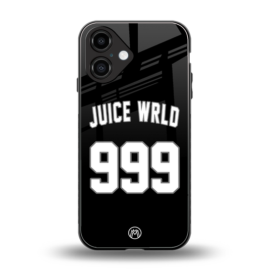 juice wrld 999 back phone cover | glass case for iphone 16