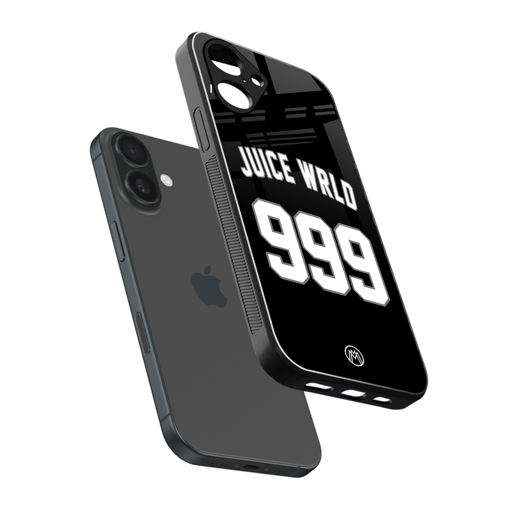juice wrld 999 back phone cover | glass case for iphone 16