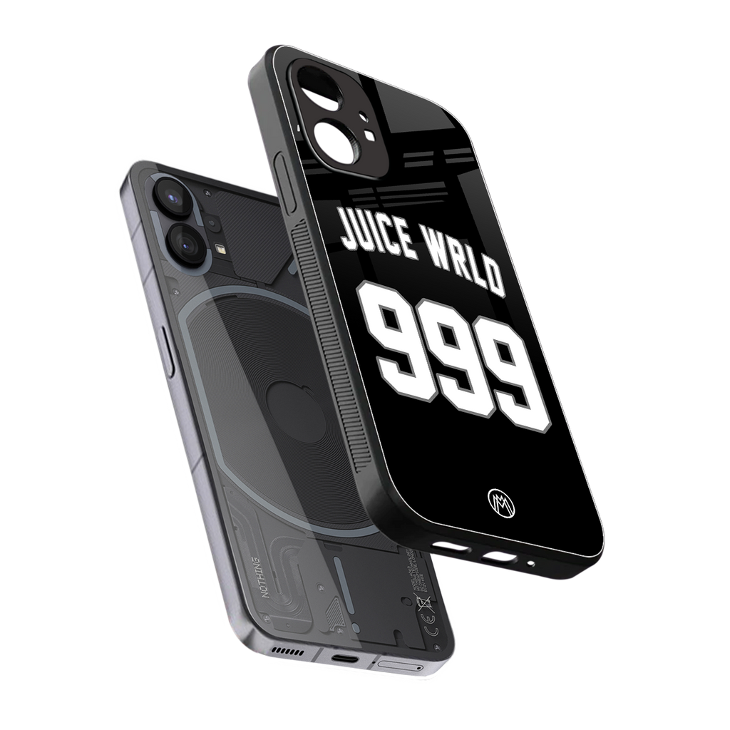 juice wrld 999 back phone cover | glass case for nothing phone 1