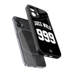 juice wrld 999 back phone cover | glass case for nothing phone 2