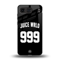 juice wrld 999 back phone cover | glass case for oneplus nord 4