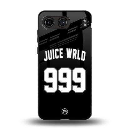 juice wrld 999 back phone cover | glass case for oneplus nord 4