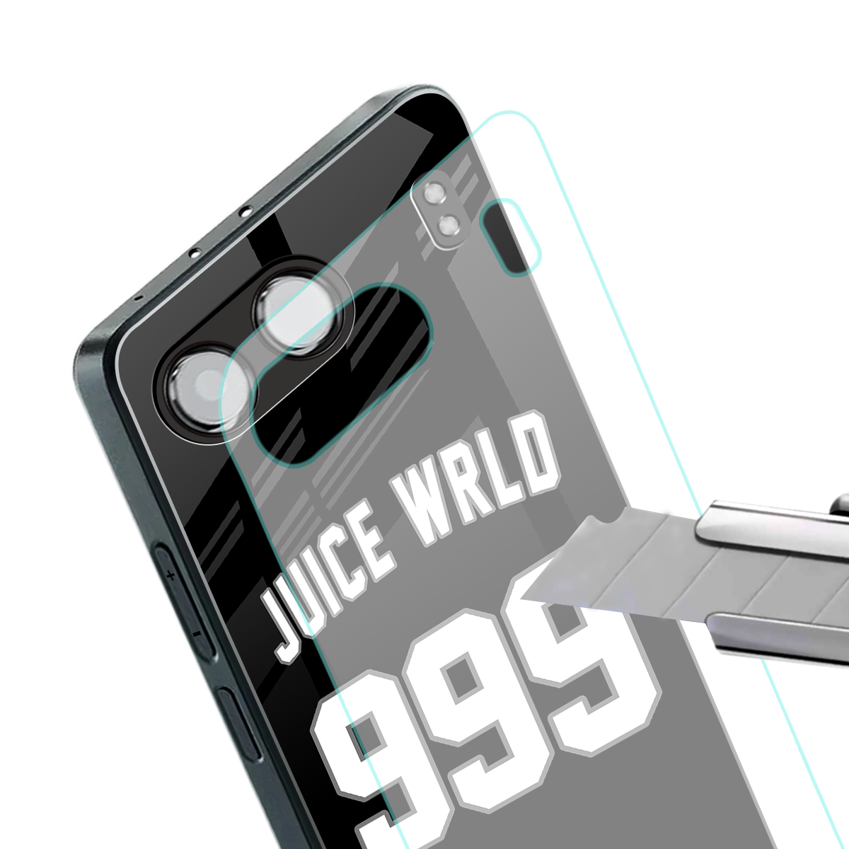 juice wrld 999 back phone cover | glass case for oneplus nord 4