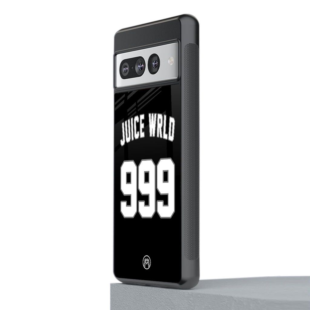 juice wrld 999 back phone cover | glass case for google pixel 7 pro