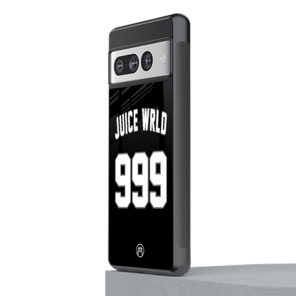 juice wrld 999 back phone cover | glass case for google pixel 7 pro