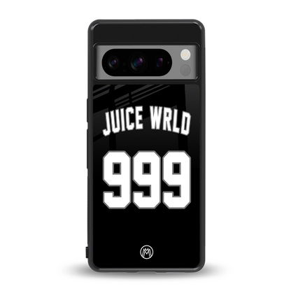 juice wrld 999 back phone cover | glass case for google pixel 8 pro