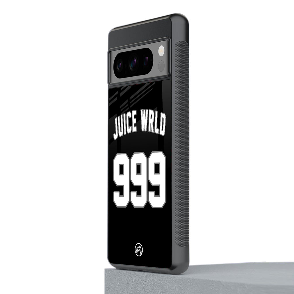 juice wrld 999 back phone cover | glass case for google pixel 8 pro