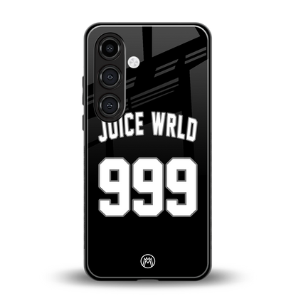 juice wrld 999 back phone cover | glass case for samsung galaxy s24 plus