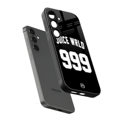 juice wrld 999 back phone cover | glass case for samsung galaxy s24 plus