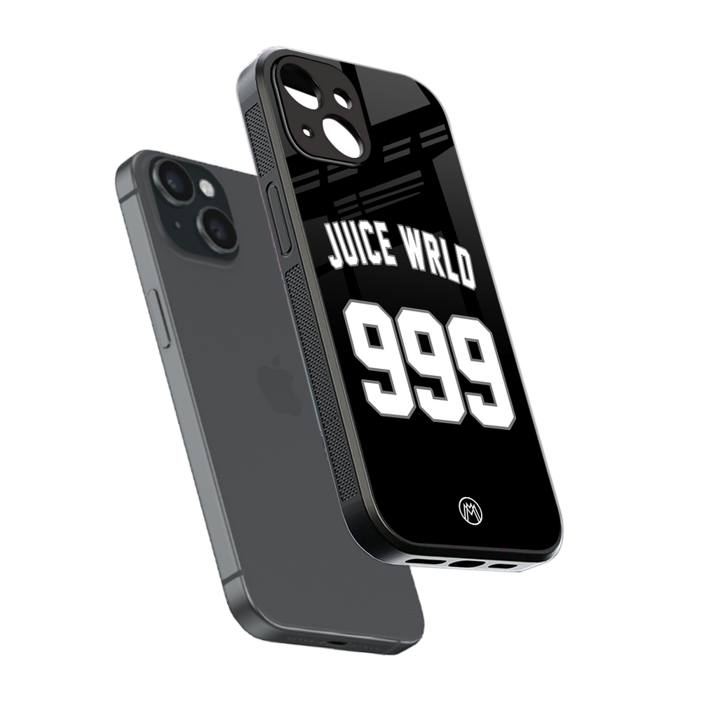 juice wrld 999 back phone cover | glass case for iphone 15