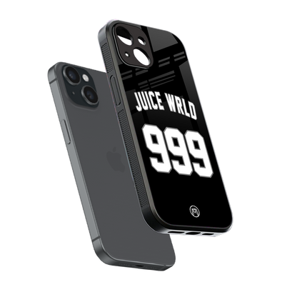 juice wrld 999 back phone cover | glass case for iphone 15