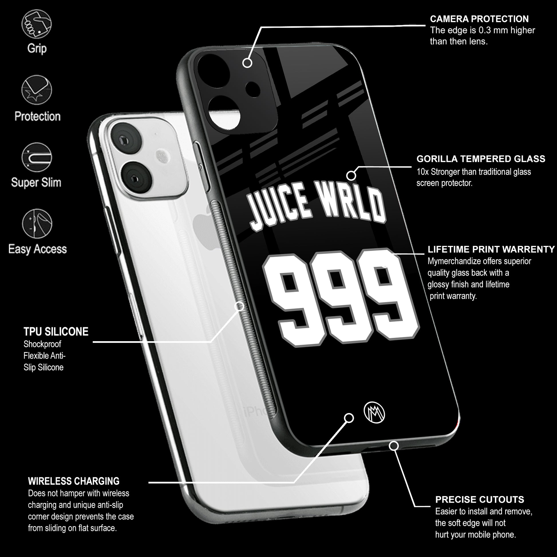 Mobile Phone Cover | Glass Back Case