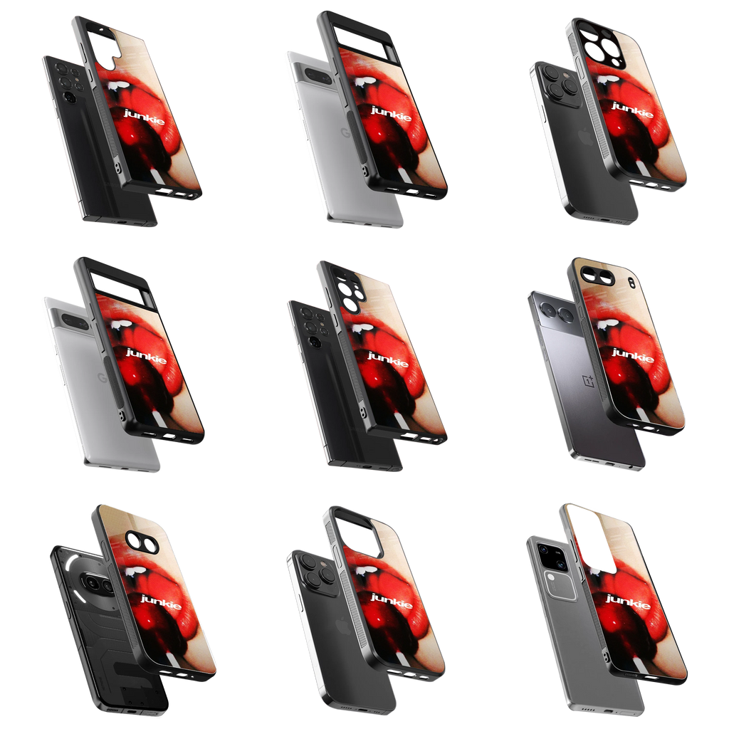 Durable Glass Back Mobile Case for iPhone, Samsung, OnePlus, Google Pixel, Redmi, Vivo, Oppo