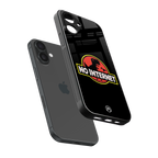 jurassic park no internet back phone cover | glass case for iphone 16