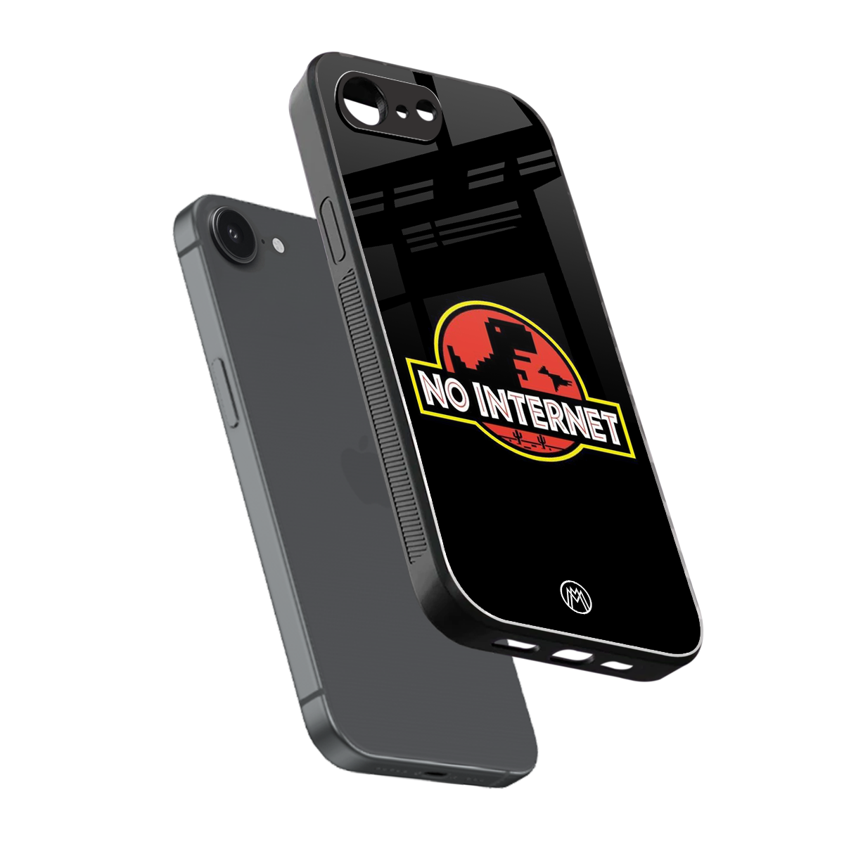 jurassic park no internet back phone cover | glass case for iphone 16e