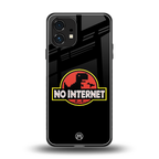 jurassic park no internet back phone cover | glass case for nothing phone 1