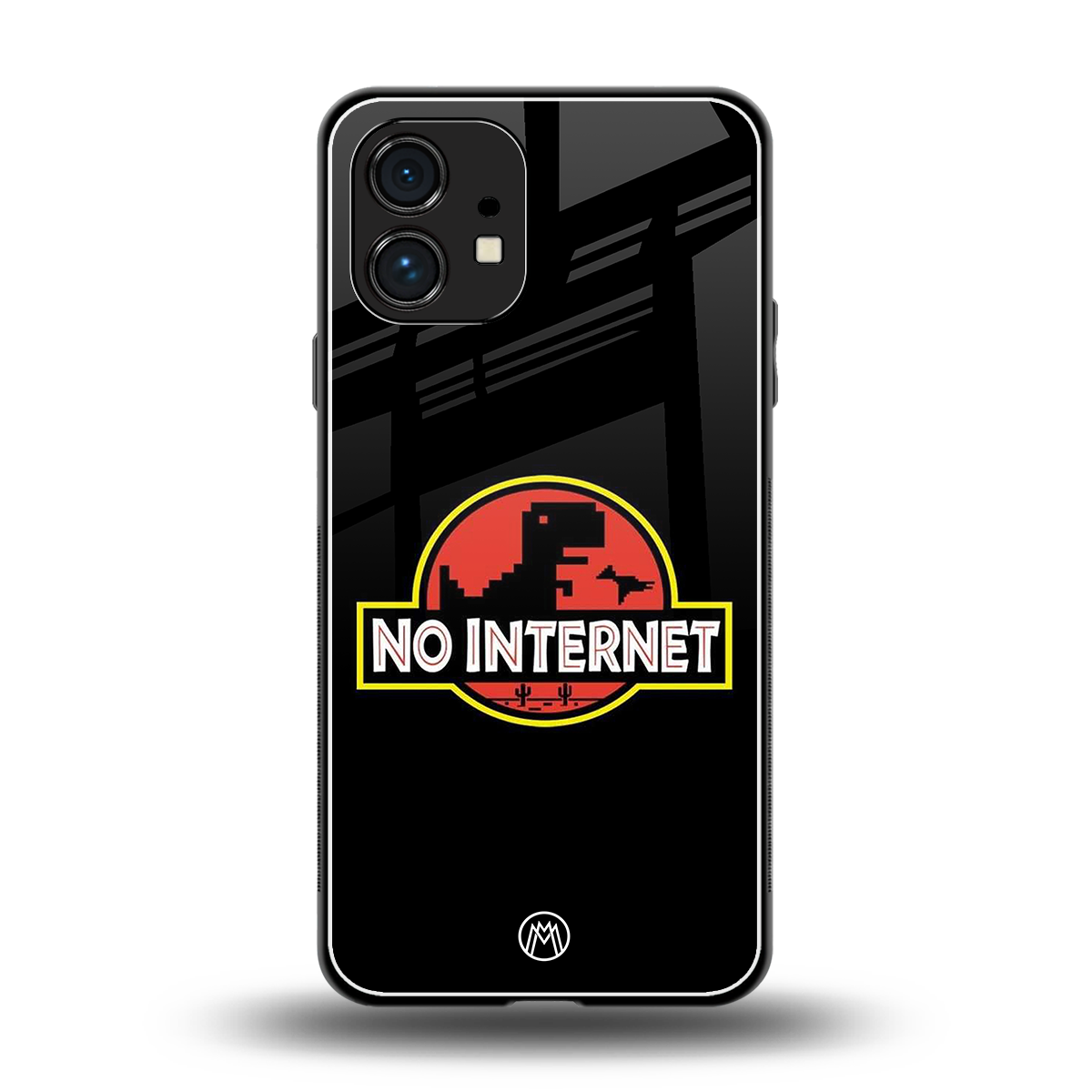 jurassic park no internet back phone cover | glass case for nothing phone 1