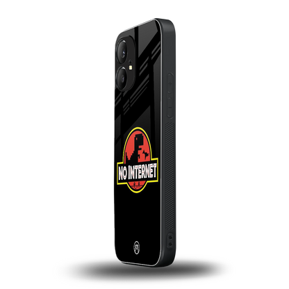 jurassic park no internet back phone cover | glass case for nothing phone 1