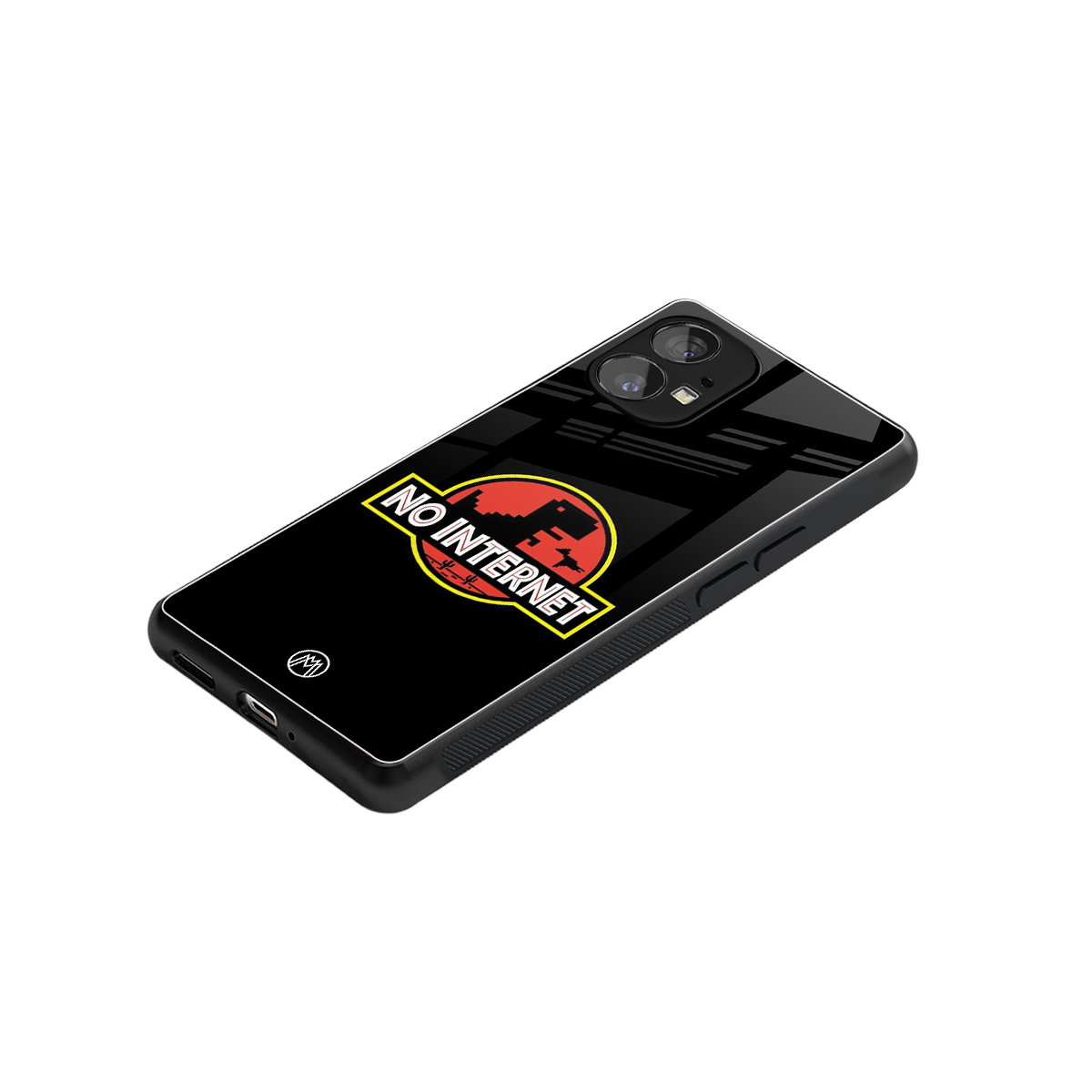 jurassic park no internet back phone cover | glass case for nothing phone 1