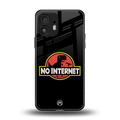 jurassic park no internet back phone cover | glass case for nothing phone 2