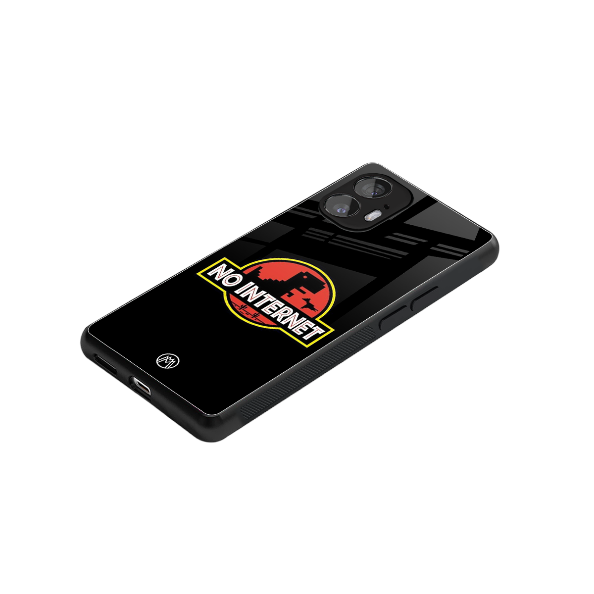 jurassic park no internet back phone cover | glass case for nothing phone 2