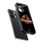jurassic park no internet back phone cover | glass case for oneplus nord 3