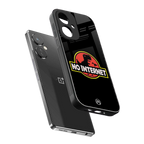 jurassic park no internet back phone cover | glass case for oneplus nord ce 3