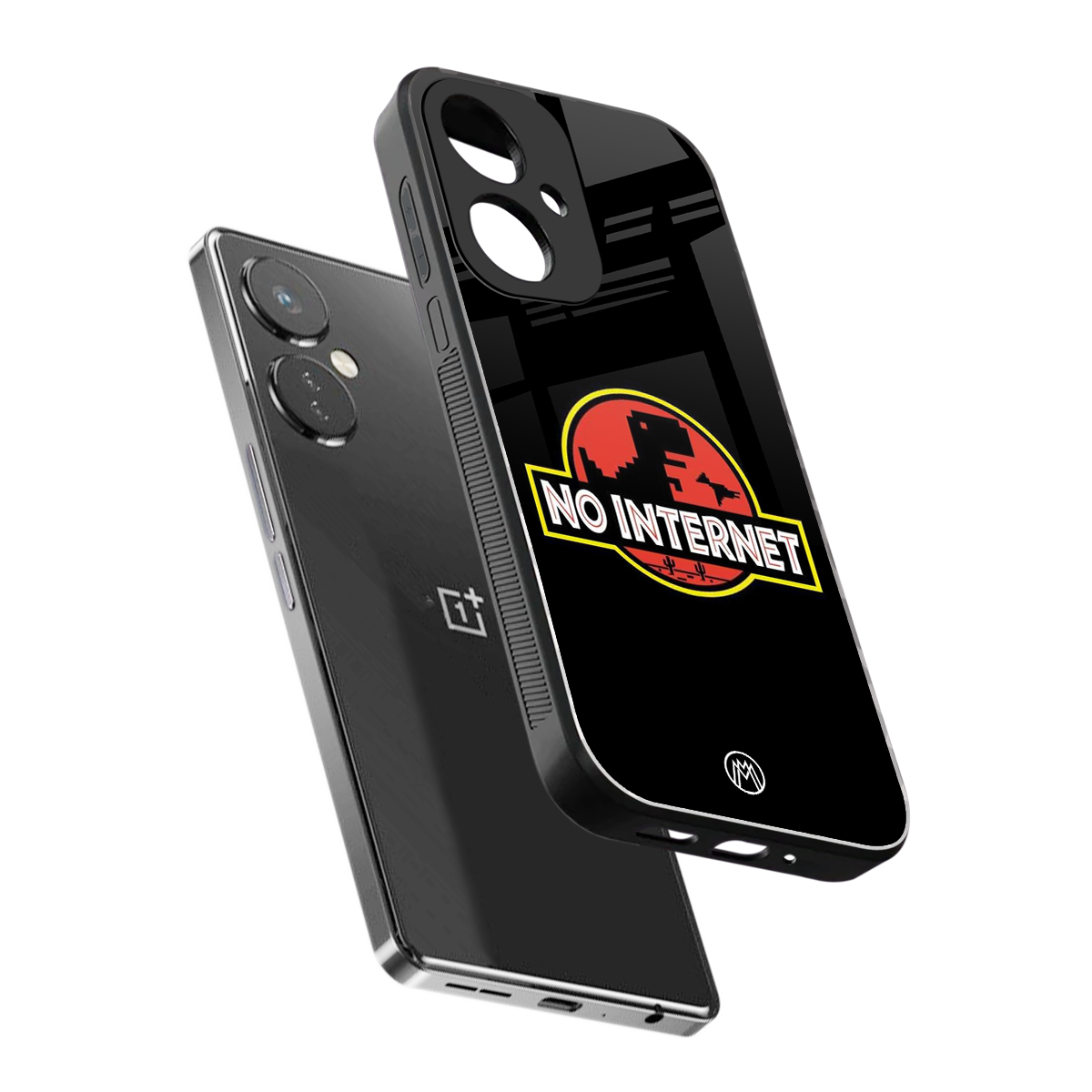 jurassic park no internet back phone cover | glass case for oneplus nord ce 3