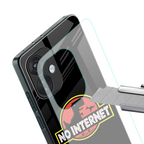 jurassic park no internet back phone cover | glass case for oneplus nord ce 3