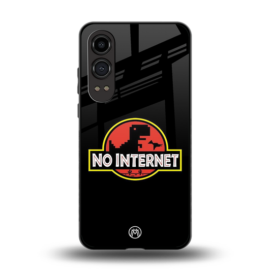 jurassic park no internet back phone cover | glass case for oneplus nord ce 4 lite