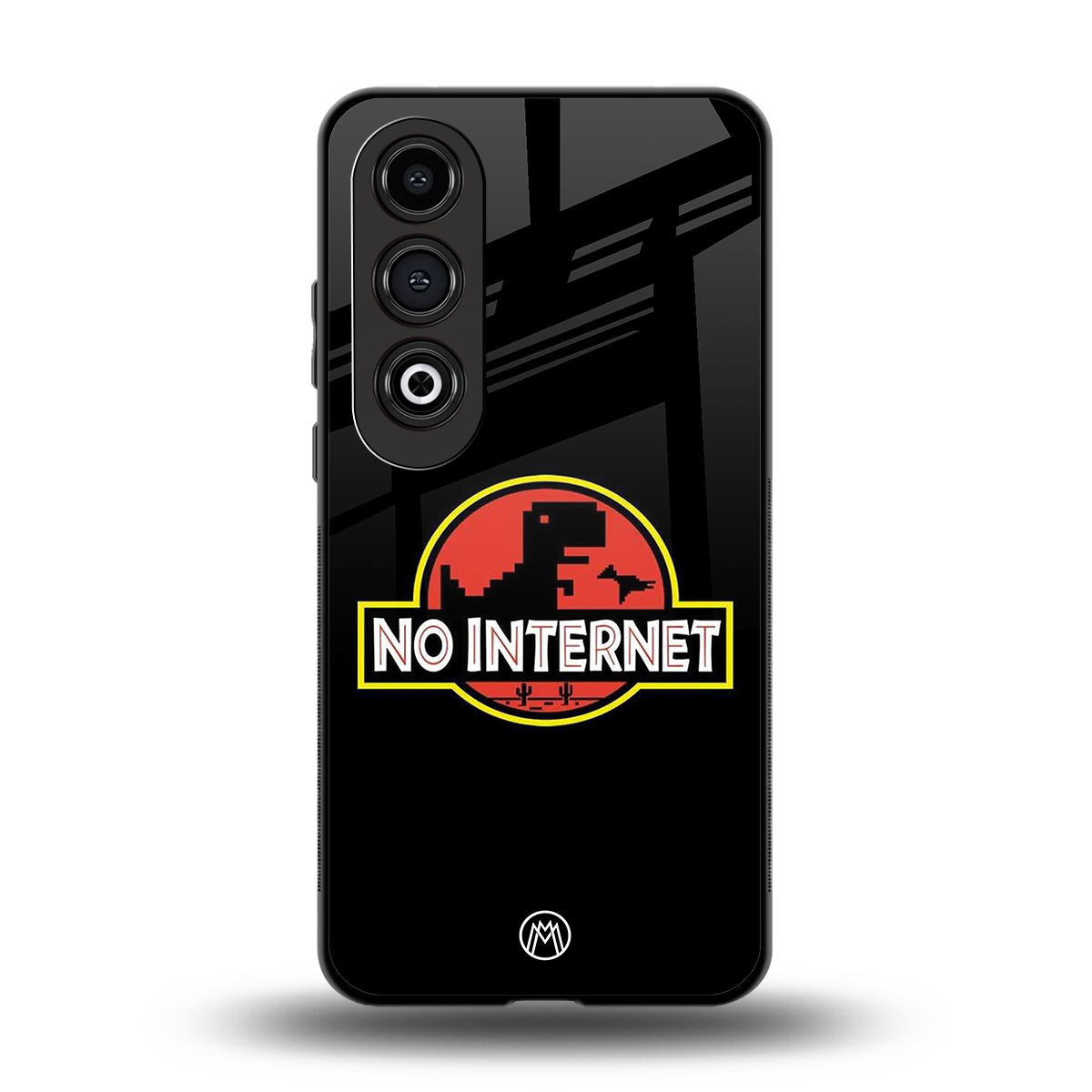 jurassic park no internet back phone cover | glass case for oneplus nord ce 4